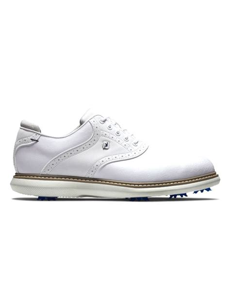 Shoes FootJoy | Footjoy Traditions Golf Shoes - White - Petergolfshop