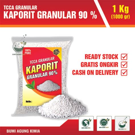 Jual Kaporit Bubuk Granular 90 1 KG 1KG 90 TCCA Powder Chlorine