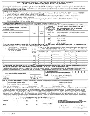 Fillable Online CACFP Forms And Resources FCC Fax Email Print PdfFiller