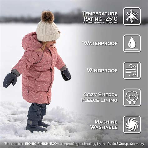 Kids Waterproof Winter Coat | Prairie Flowers Ski Jacket | Jan & Jul