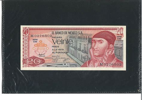 Mexiko Pesos Banknote Geldschein Unc Ma Shops