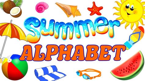 L ALFABETO Dell ESTATE In INGLESE Summer Alphabet ABC In