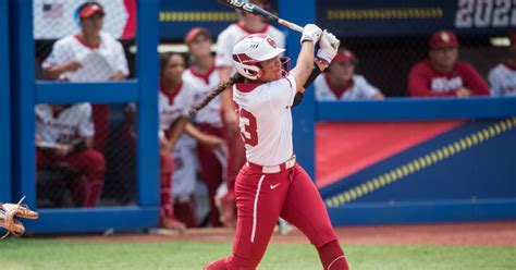 oklahoma softball hits pair  grand slams     innings