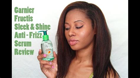 Garnier Fructis Sleek And Shine Anti Frizz Serum Review Youtube