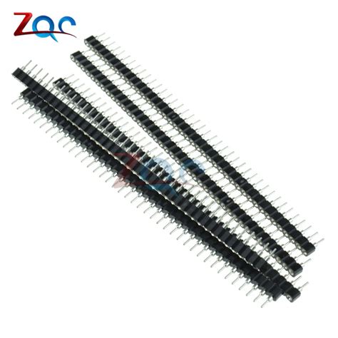 10Pcs Single Row 40Pin 2 54mm Round Female Pin Header In Instrument