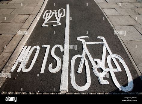 Zeichen Signal London Kennzeichnung Radfahrer Stra E Fahrrad