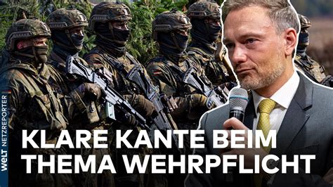 Bundeswehr Krise Lindner L Sst Dampf Ab R Ckkehr Zur Wehrpflicht Ist