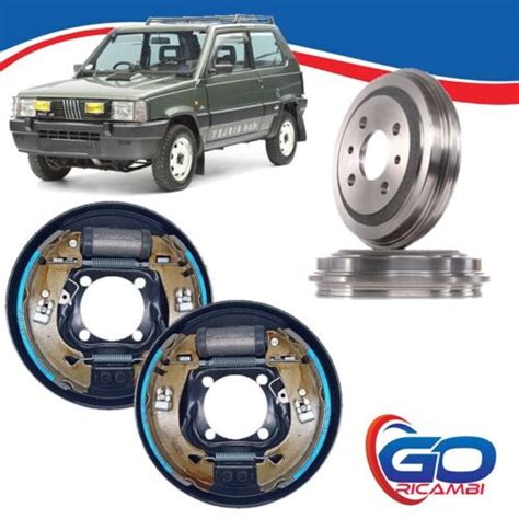 Kit Completo Ganasce Piatti Tamburi Freno Posteriori Fiat Panda X