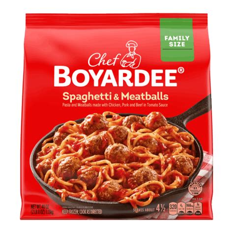 Frozen Meals Chef Boyardee