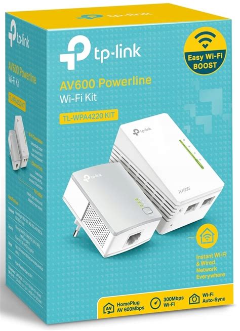 Transmiter Sieciowy Power Line Tp Link Tl Wpa Kit Z Wifi Sklep