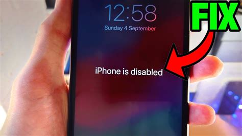 SOLVED IPhone Is Disabled Connect To ITunes YouTube