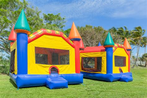 Usa Multi Color Castle Moonwalk Rentals Sky High Party Rentals