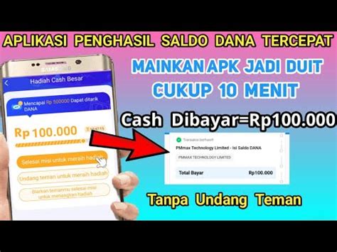 Cuma Main 10 Menit Tarik Rp100 000 Cara Nuyul Jadi Duit Terbaru Apk