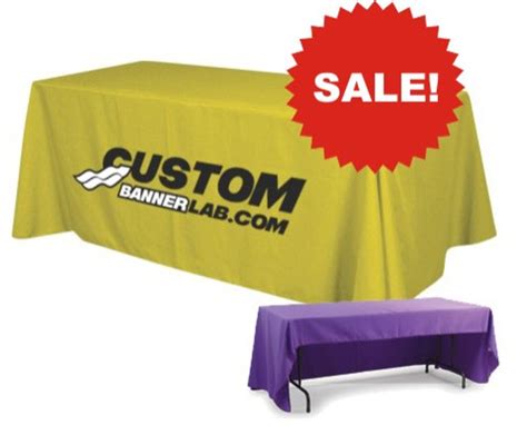 Custom Printed Logo Table Cloth