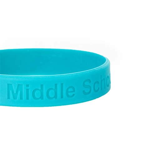 Debossed Silicone Wristbands Wristbands Direct