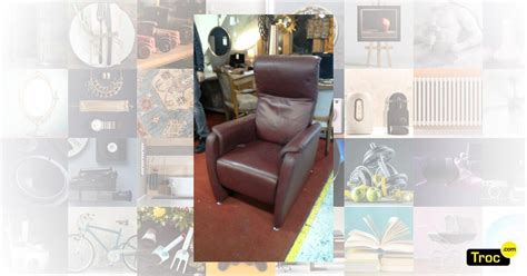 Achat Fauteuil Relax Electrique Cuir Occasion Braine L Alleud Troc