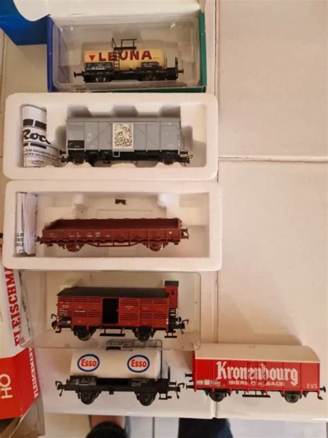 Lot De Wagons Divers Ho Roco Fleischmann Eur Picclick Fr