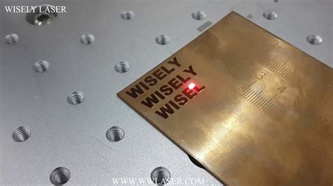 Laser Engraving Machine Darken Copper Metal Laser Engraving YouTube