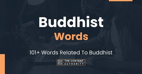 Buddhist Words - 101+ Words Related To Buddhist