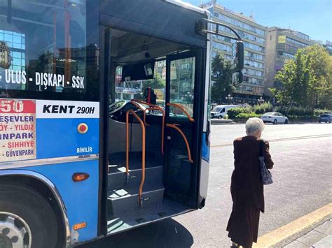 Ankara da Özel Halk Otobüsü Şoförleri ve 65 Yaş Üstü Vatandaşlar