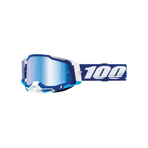 100 Racecraft 2 Essential Blue Motocross Goggles