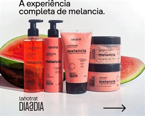 Kit Dia A Dia Experiencia De Banho Melancia C Itens Labotrat