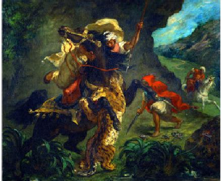 Eug Ne Delacroix Chasse Aux Lions La Casa Del Le N