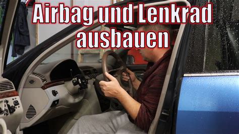 Airbag Und Lenkrad Ausbauen Erneuern Am Mercedes W Youtube