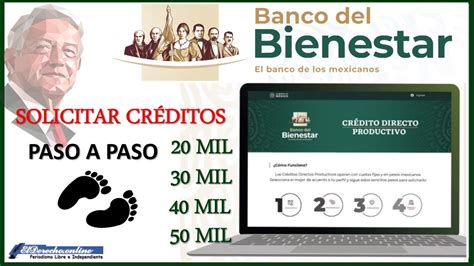 Credito Directo Productivo Del Banco Del Bienestar Solicitar PASO A