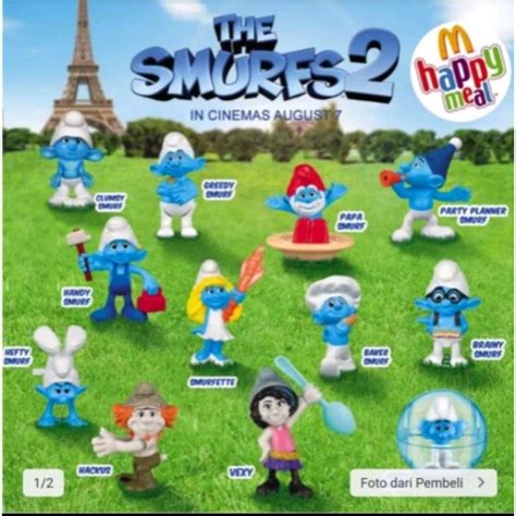 Mcdonalds Mcdonald S Mcd Happy Meal Toy The Smurfs 2 Year 2013 Vintage