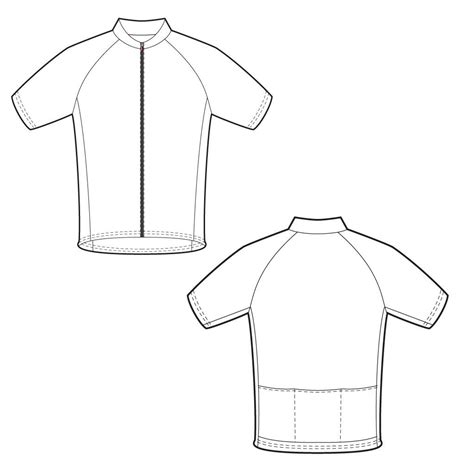 Bike Jersey Design Template - Printable Word Searches