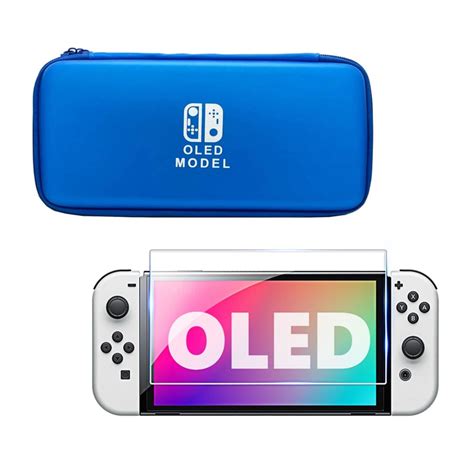 Capa Estojo Protetor Para Nintendo Switch Oled Pelicula em Promoção