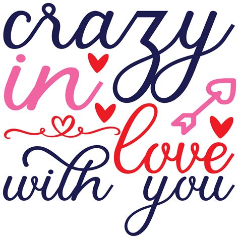 Crazy In Love With You 16461836 Vector Art At Vecteezy