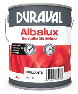 Central De Pinturas Albalux Esmalte Sintetico Brillante Lt Blanco