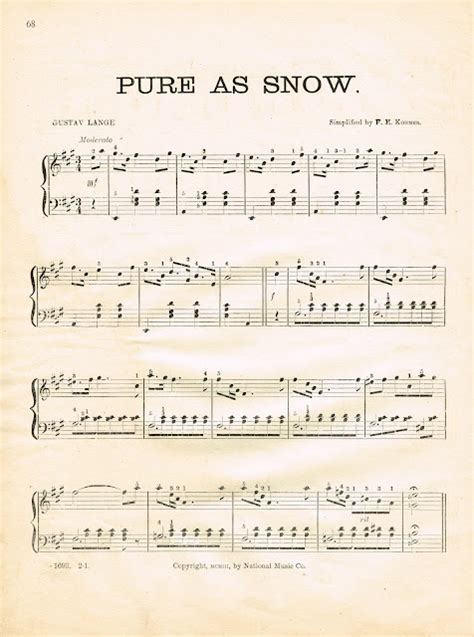 Antique Graphics Wednesday 2 Winter Sheet Music Pages Knick Of Time