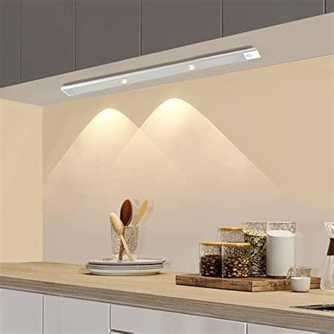 Hiyaa Cm Under Cupboard Kitchen Lights With Motion Sensor Led Sensor