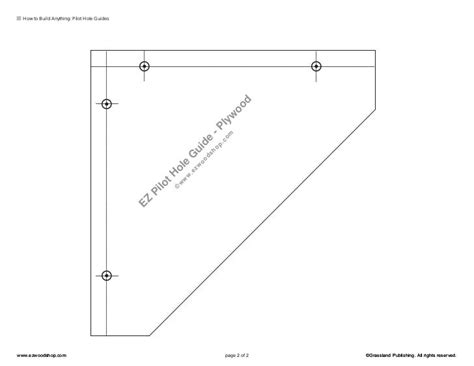 Screw Pilot Hole Guide