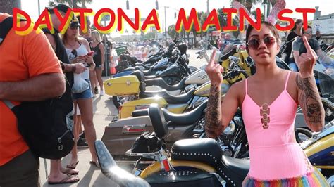 Daytona Bike Week Main St 2020 Last Weekend Youtube