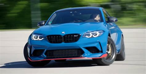 Watch The Secret Bmw M2 Csl Prototype Happily Drift Its Tail Carscoops