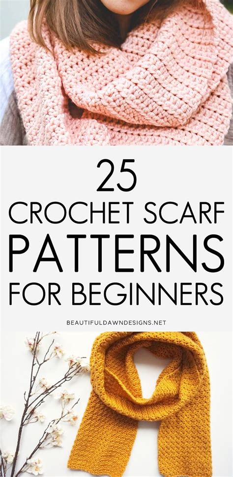 25 Crochet Scarf Patterns For Beginners Artofit