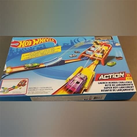 Hot Wheels Toys Hot Wheels Action Launch Across Challenge Track Set Poshmark