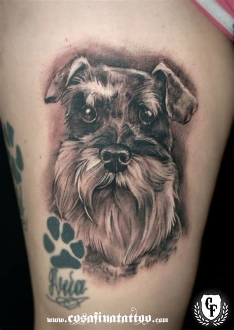 The 8 Coolest Schnauzer Tattoo Designs In The World