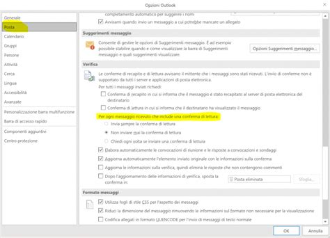 Impostare La Conferma Di Lettura In Outlook Agora Tech