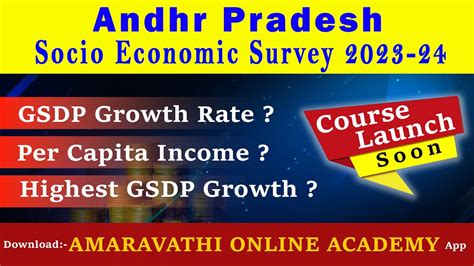 ANDHRA PRADESH SOCIO ECONOMIC SURVEY 2023 24 GSDP PER CAPITA INCOME