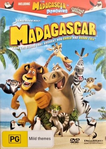 Madagascar Dvd Dreamworks Ben Stiller Chris Rock Region