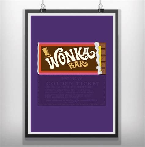 Charlie Et Le Chocolat Usine Willy Wonka Movie Poster Etsy