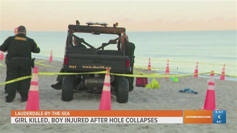 Girl Digging Hole On Florida Beach Dies After Sand Collapses Cbs19 Tv