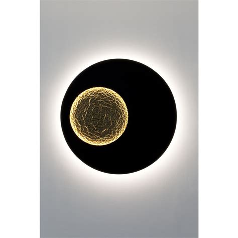 Holl Nder Luna Wandleuchte Led Braun Gold Schwarz K Lampe De