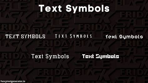 Text Symbols Copy and Paste ♡ ☆ ☺ - Symbol generator