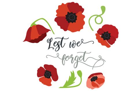 Download Lest We Forget Svg File